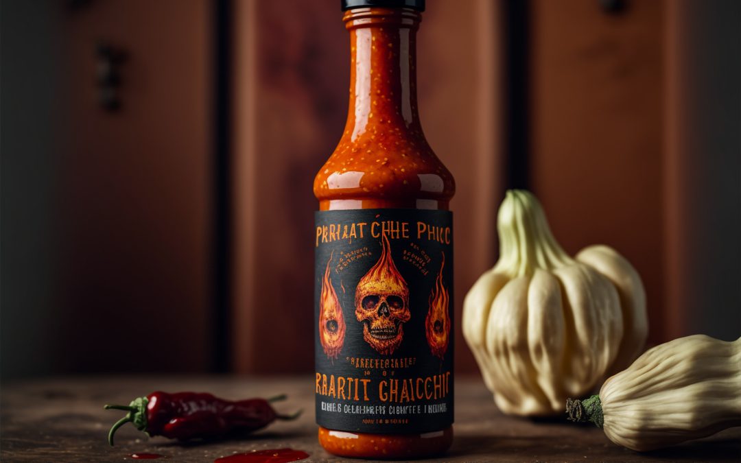 Fermented Ghost pepper and garlic hot sauce